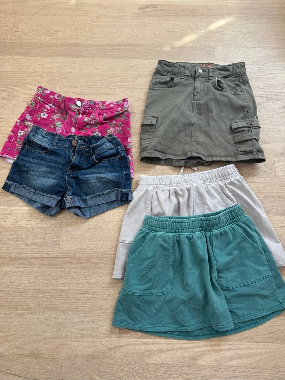 Lot of size 8 & 10 shorts & skirts